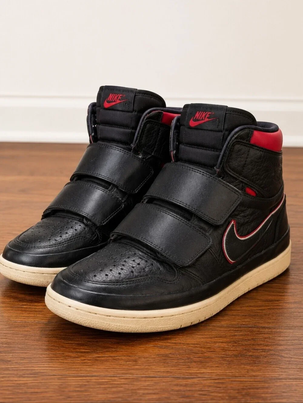 Nike Air Jordan 1 Retro High Double Strap Black Red AQ7924-016 Men's 11